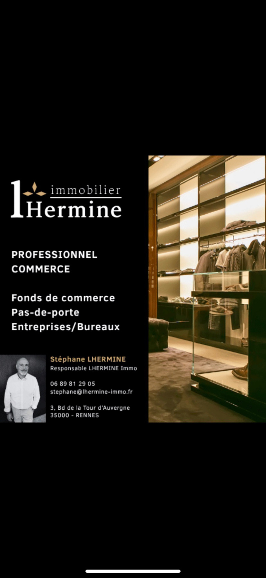 Fonds de commerce à vendre à St lo, 280 m² – photo 2 sur 3